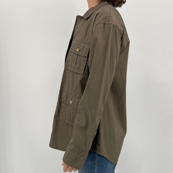 NWT TASHA TARNO Cargo Relaxed Fit Shirt - Picture 2 of 4